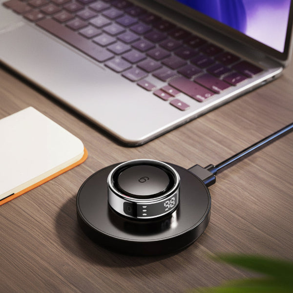 LOFU R11DD Smart Ring - Advanced Health Tracker with Gesture Control - Rose Gold