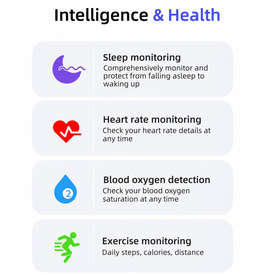 LOFU R11M Smart Ring - Bluetooth 5.0 Health Tracker Ring - Silver